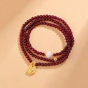 Heart's Ember Bracelet (Garnet & Moonstone)