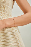 S925 Colorful Cut Gemstone Bracelet