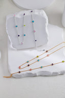 S925 Colorful Cut Gemstone Bracelet