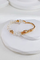 S925 Fluid Pearl & Silver Bracelet