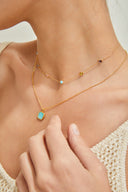 S925 Colorful Cut Gemstone Necklace
