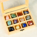 Crystal Curio: Polished Energy Box – 12-Piece Collector's Box