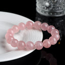 Blush of Love Bracelet (Premium Madagascar Rose Quartz)