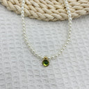 Lustre Birthstone Pearl Necklace – A Signature for Every Month