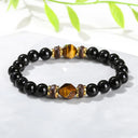 Black Agate & Tiger’s Eye Confidence Bracelet