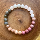 Self-Love & Healing Bracelet – Rhodochrosite, Moonstone, Labradorite