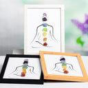 Chakra Crystal Energy Art – Framed Healing Wall Decor