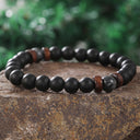 Labradorite • Lava Stone • Hematite Bracelet – Energy & Protection