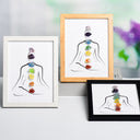 Chakra Crystal Energy Art – Framed Healing Wall Decor