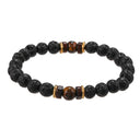 Labradorite • Lava Stone • Hematite Bracelet – Energy & Protection