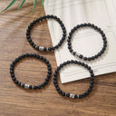 Lava Stone Zodiac Bracelet — Grounding & Strength (12 Signs)