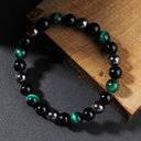 Shield Bracelet – Green Tiger Eye for Protection & Strength