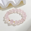 Graceful Heart Bracelet (Rose Quartz)