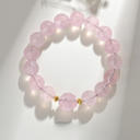 Graceful Heart Bracelet (Rose Quartz)