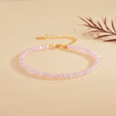 Heart Bloom Bracelet - Rose Quartz