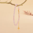 Heart Bloom Bracelet - Rose Quartz