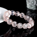 Ethereal Bloom Bracelet  (Premium Pink Phantom Quartz)