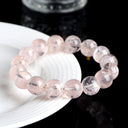 Ethereal Bloom Bracelet  (Premium Pink Phantom Quartz)