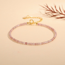 Blushing Radiance Bracelet - Strawberry Quartz