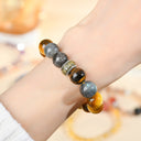 Warrior's Strength Bracelet (Tiger’s Eye & Moonstone)