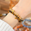 Warrior's Strength Bracelet (Tiger’s Eye & Citrine)