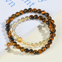 Warrior's Strength Bracelet (Tiger’s Eye & Citrine)