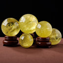 Yellow Citrine Crystal Sphere – Wealth & Motivation