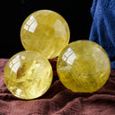 Yellow Citrine Crystal Sphere – Wealth & Motivation