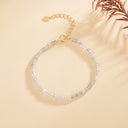 Lunar Whisper Bracelet - Gray Moonstone