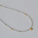 Moonlit Calm Grey Moonstone Necklace