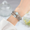 Mystic Veil Bracelet (Moonstone & Aquamarine)