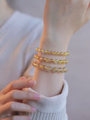 Golden Pathway Prosperity Bracelet (Premium Golden Ritualized Quartz