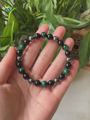 Shield Bracelet – Green Tiger Eye for Protection & Strength
