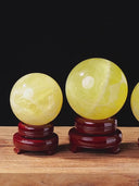 Yellow Citrine Crystal Sphere – Wealth & Motivation