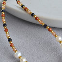 Ember Glow Pearl & Spinel Necklace & Bracelet