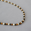 Golden Embrace Tiger’s Eye Necklace & Bracelet