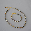 Golden Embrace Tiger’s Eye Necklace & Bracelet