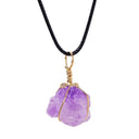 Serenity & Clarity – Handcrafted Raw Amethyst Necklace