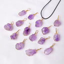 Serenity & Clarity – Handcrafted Raw Amethyst Necklace