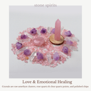 Rose Quartz Crystal Grid - Love & Emotional Healing